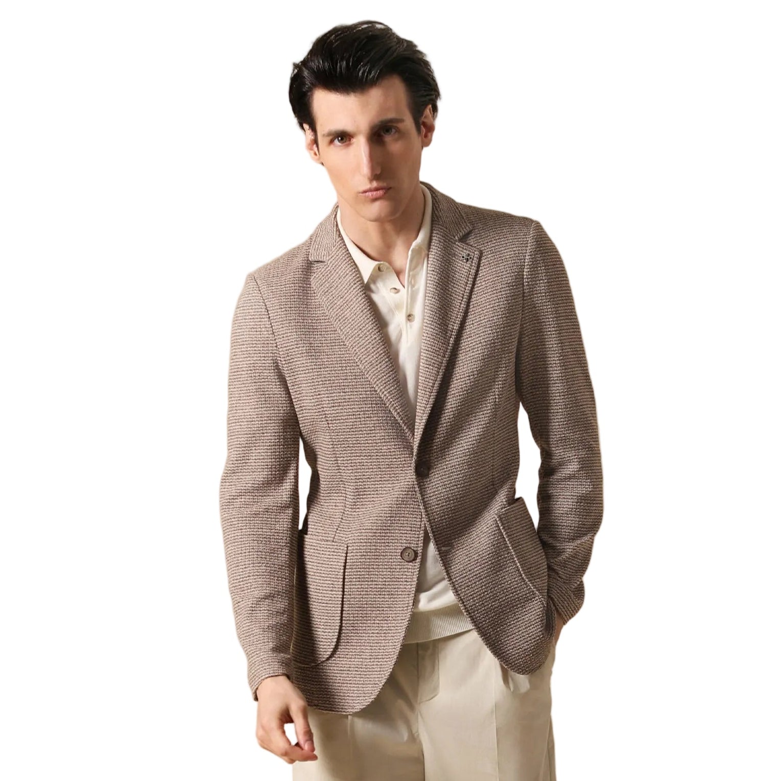 Distretto Regi Jersey Knit Stretch Sport Coat
