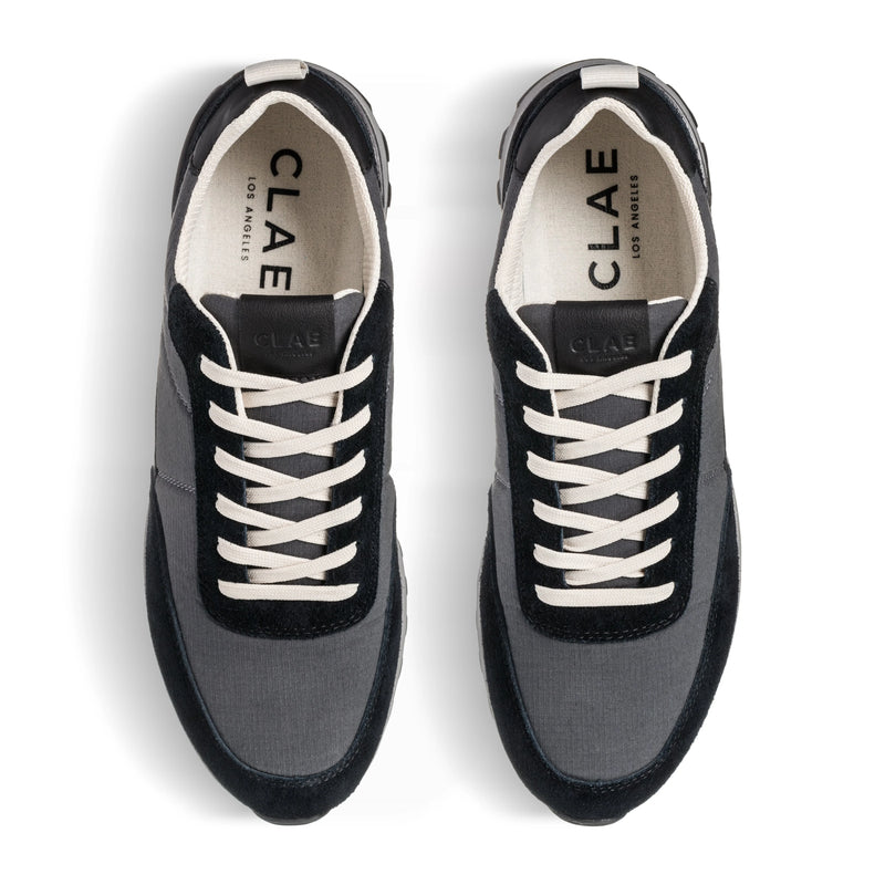CLAE Chino Ripstop Nylon and Suede Sneakers