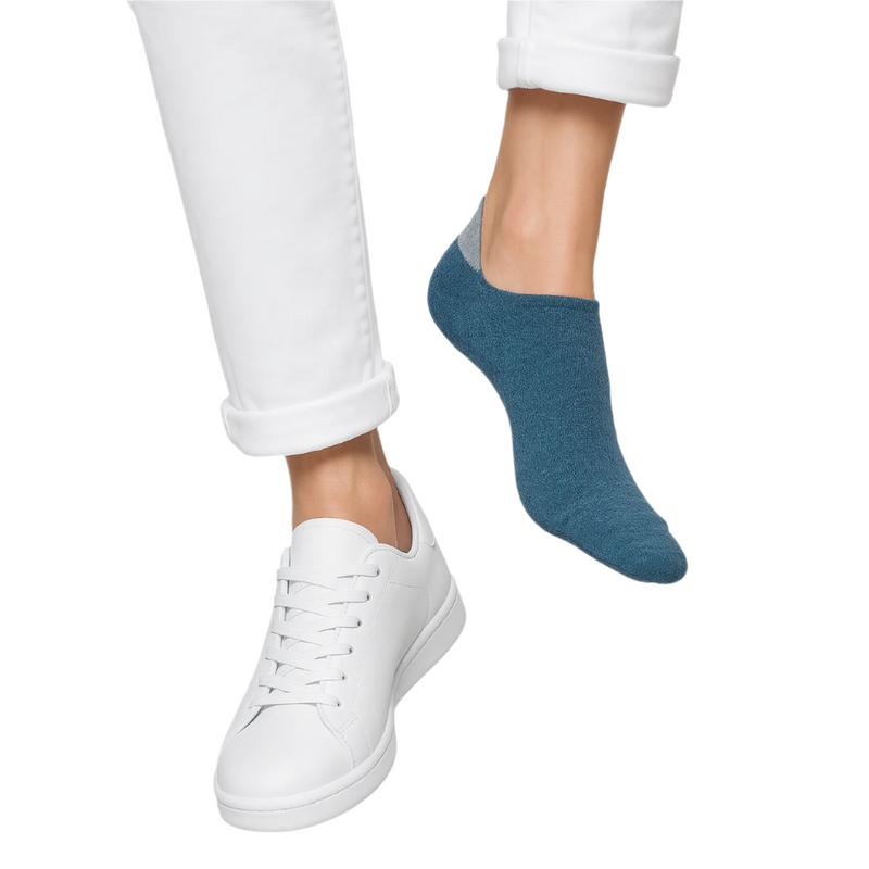 Marcoliani Invisible Sneaker Terry Micro Cushion No-Show Tab Socks