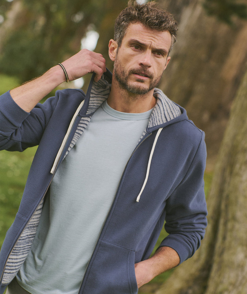 Marine Layer Cloud 9 Fleece Full Zip Hoodie