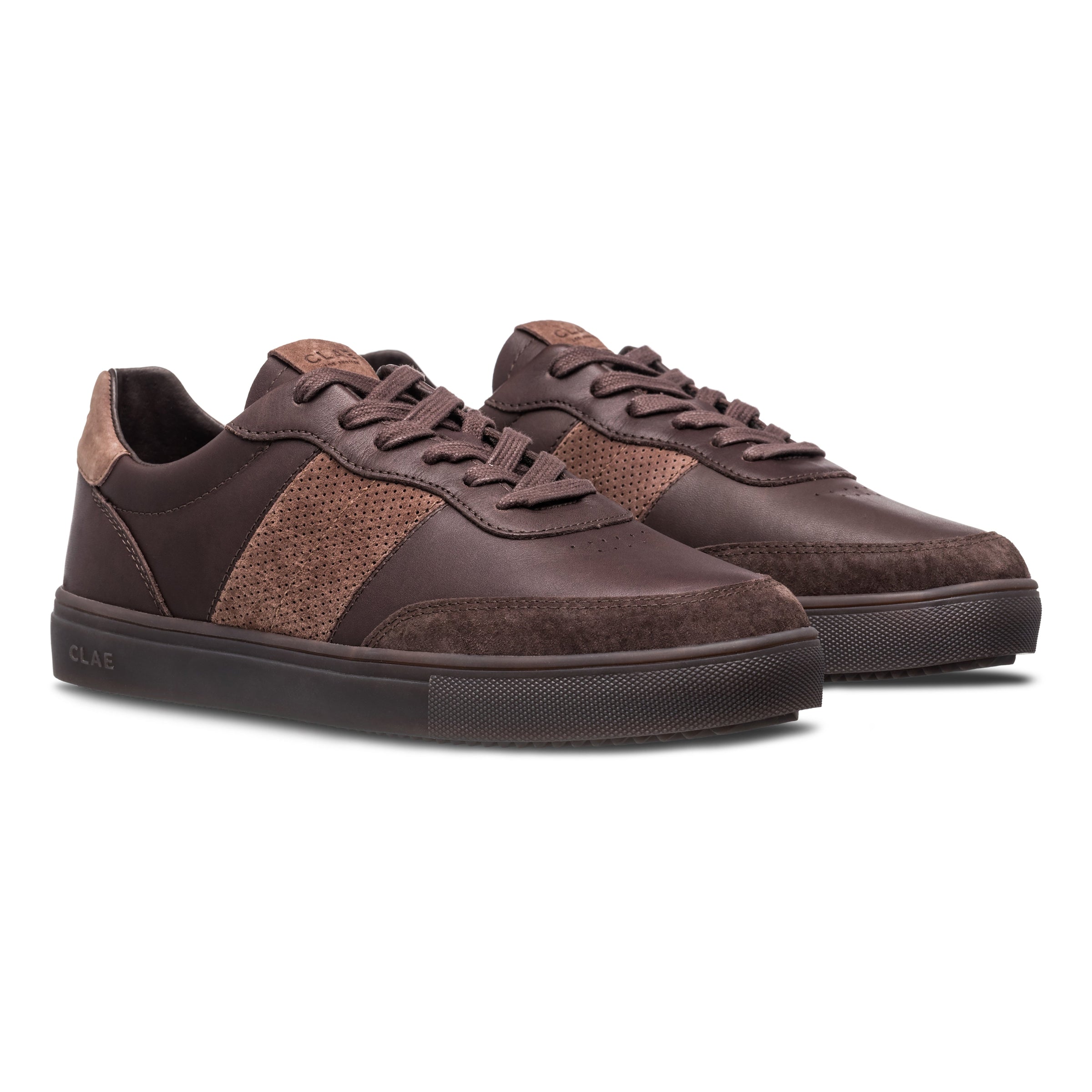 CLAE Davis Leather Court Sneakers