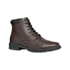 Geox Kapsian Inside Zip Lace Up Tumbled Leather Boots