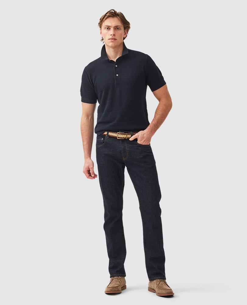 Rodd & Gunn Masons Flat Subtle Stripe Polo