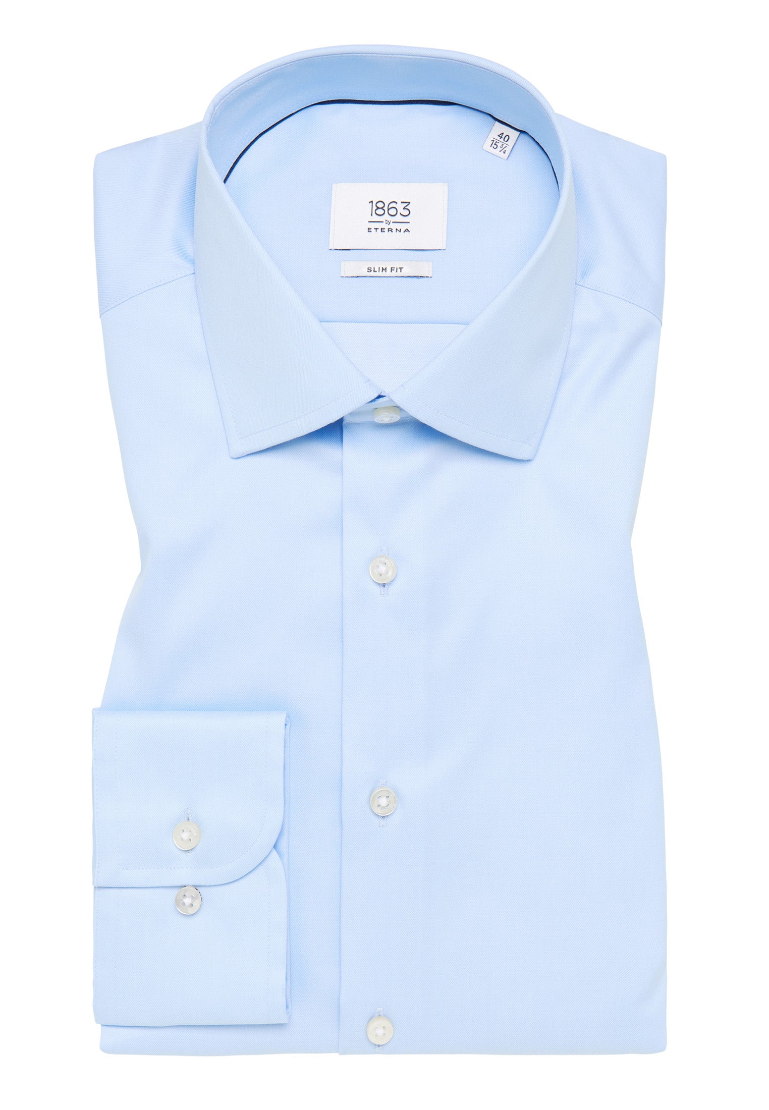 Eterna 1863 Luxury Twill Slim Fit Dress Shirt