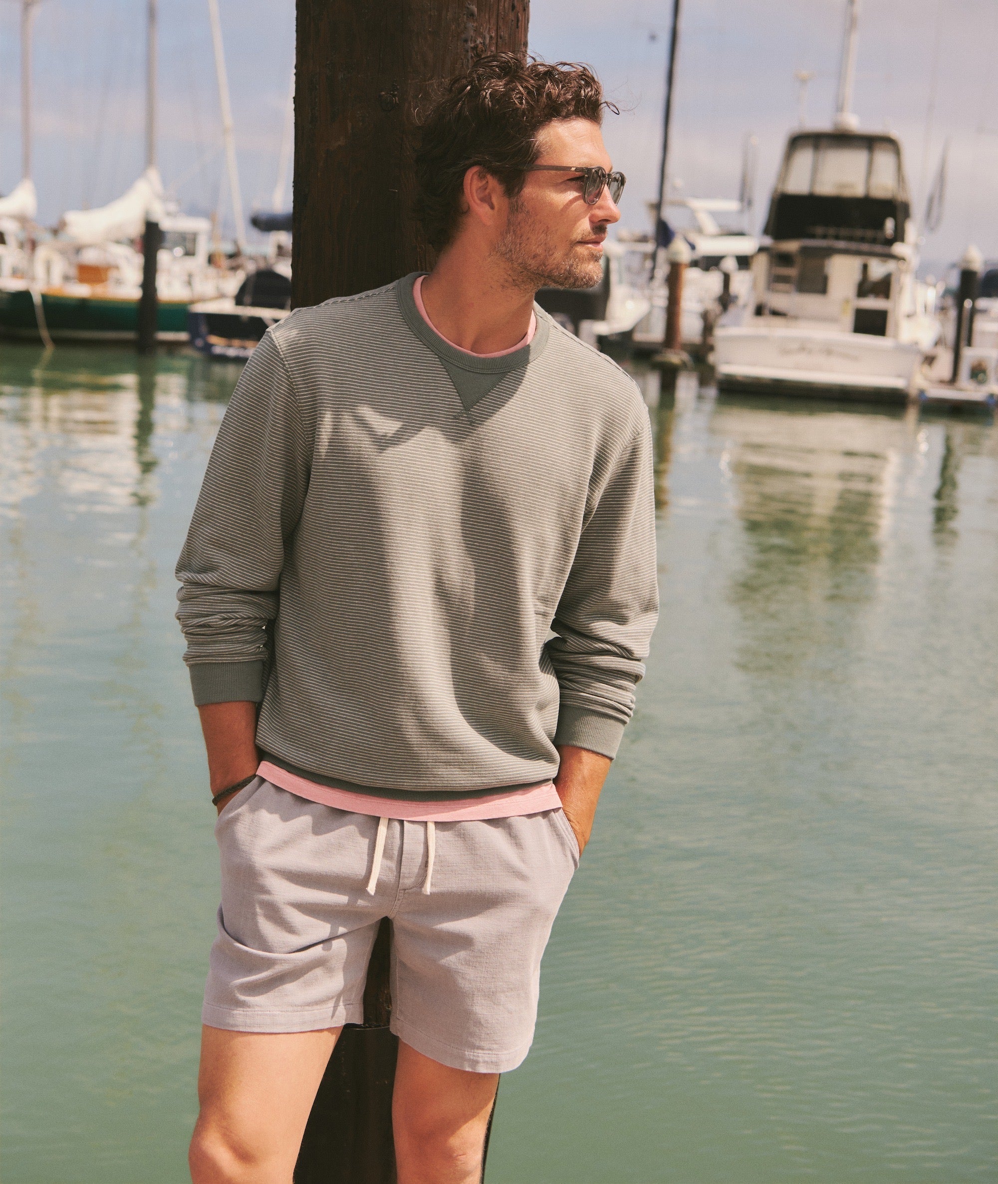 Marine Layer Relaxed Cloud 9 Terry Crewneck