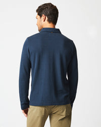 Billy Reid Herringbone LS Polo