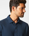 Billy Reid Herringbone LS Polo