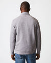 Billy Reid Quilted Quarter-Zip Mock Neck Sweater