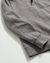 Billy Reid Quilted Quarter-Zip Mock Neck Sweater