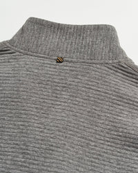 Billy Reid Quilted Quarter-Zip Mock Neck Sweater