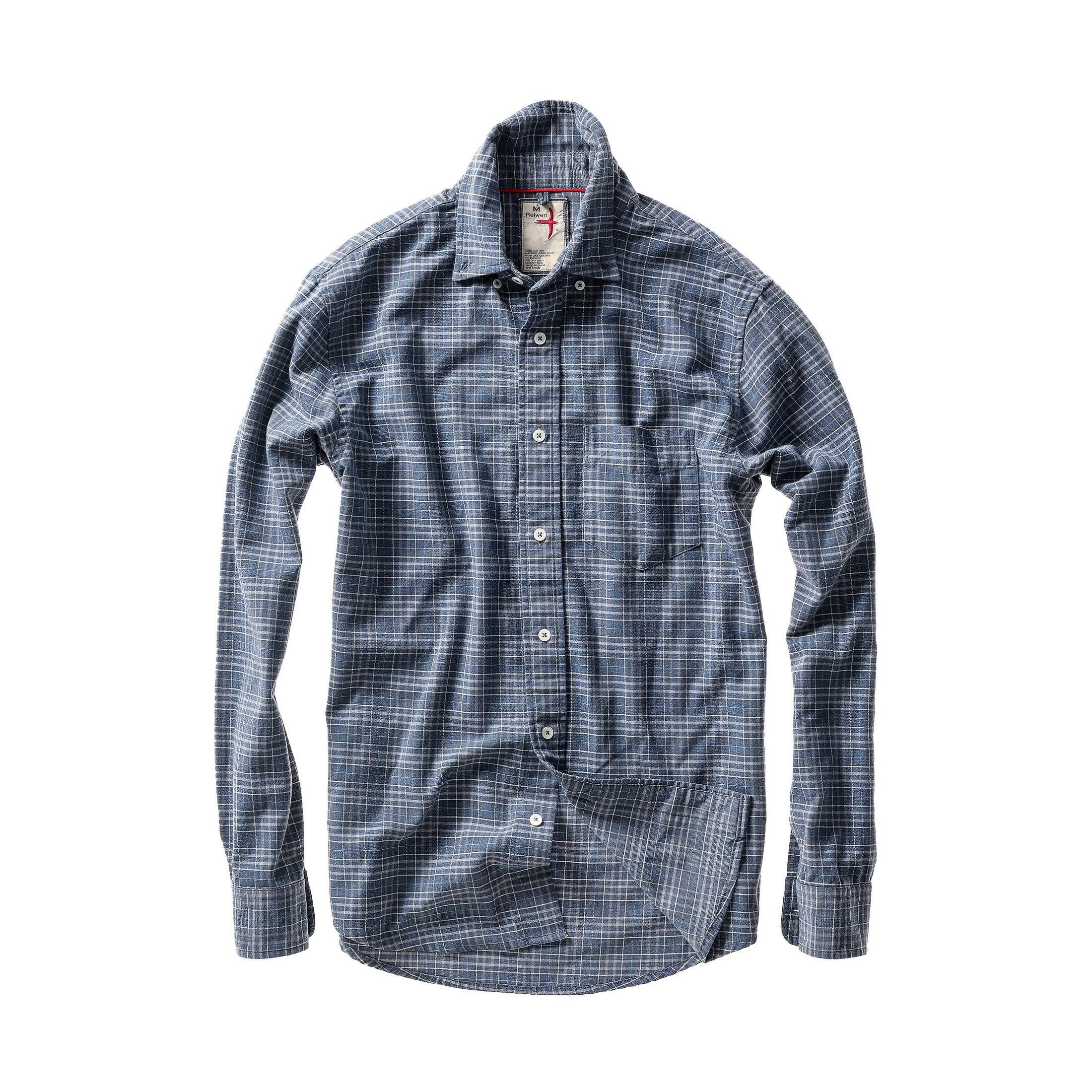 Relwen Huron Blues Woven Shirt