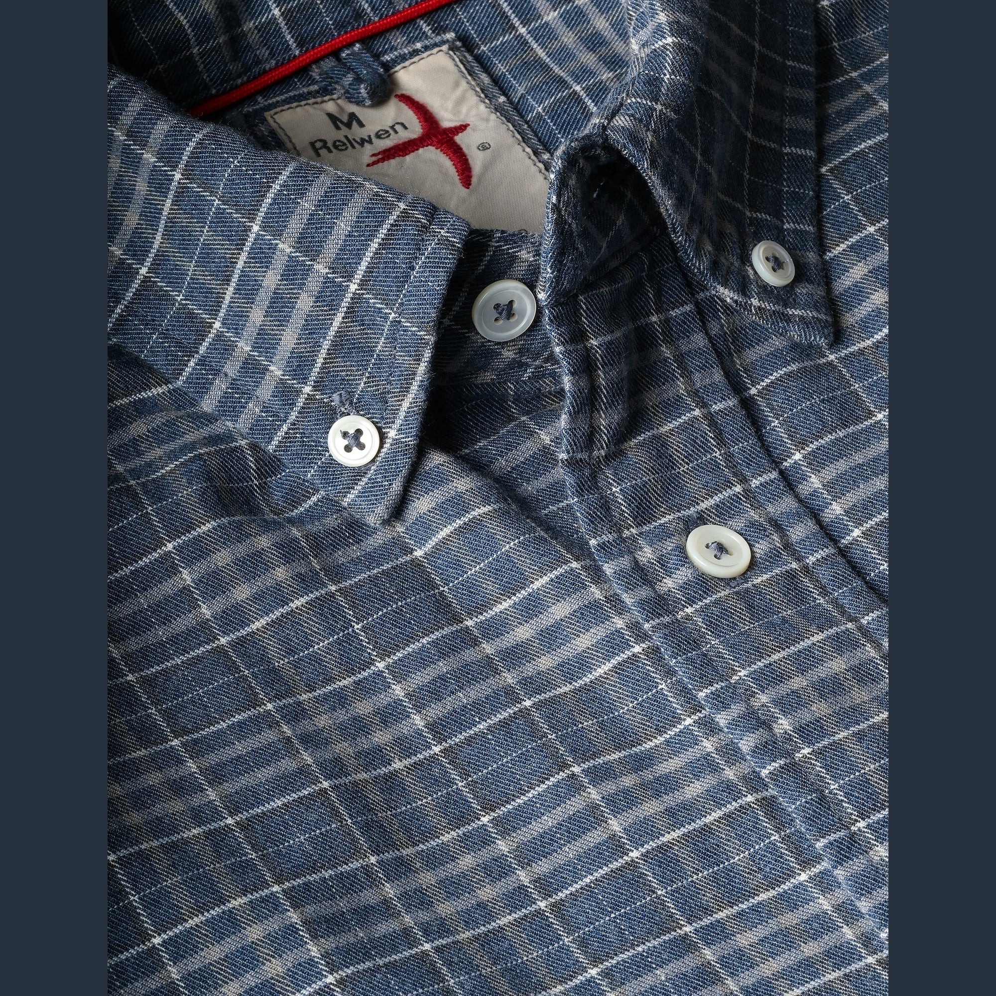 Relwen Huron Blues Woven Shirt