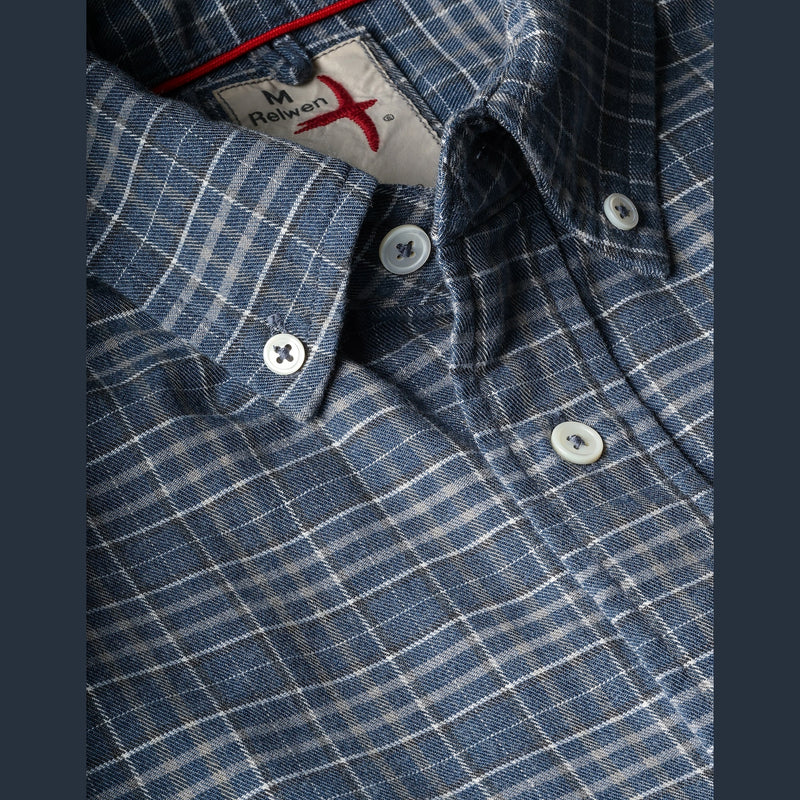 Relwen Huron Blues Woven Shirt
