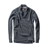 Relwen Bi-Waffle Mock Neck Sweater