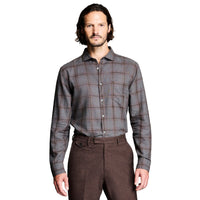 Billy Reid Pickwick Grid Plaid Soft Brushed Shirt