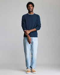 Billy Reid Sueded Cotton LS Crew