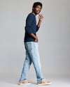 Billy Reid Sueded Cotton LS Crew