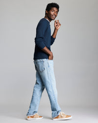 Billy Reid Sueded Cotton LS Crew