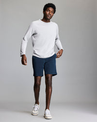 Billy Reid Sueded Cotton LS Crew
