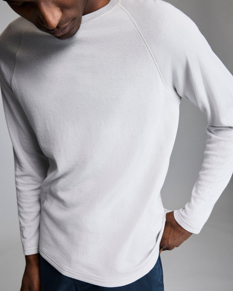 Billy Reid Sueded Cotton LS Crew