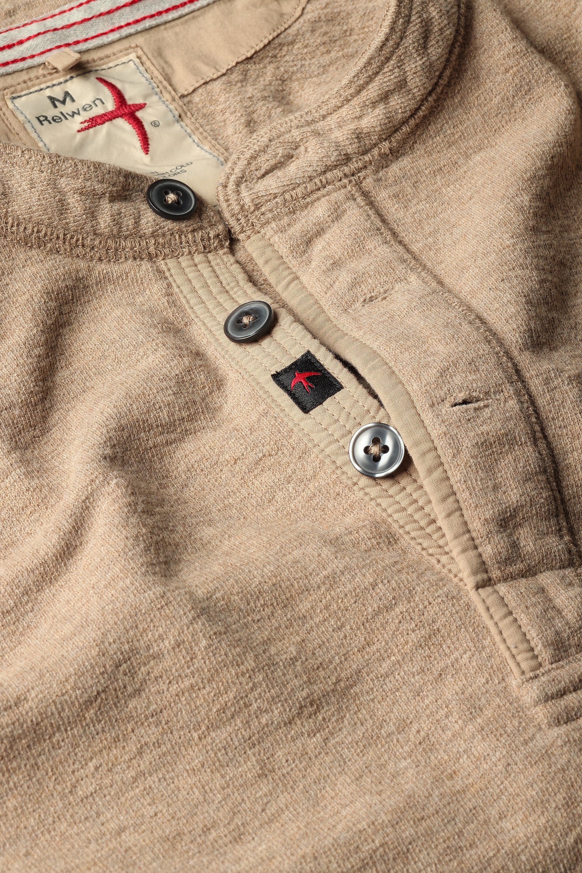 Relwen Slub Jersey Henley