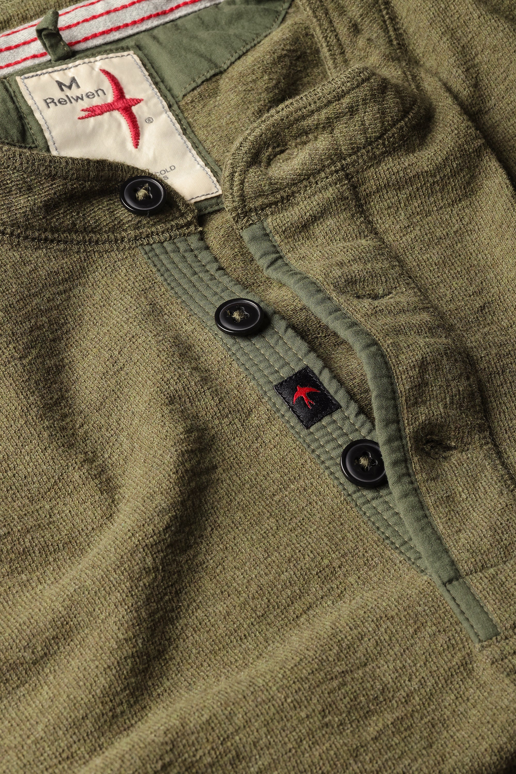 Relwen Slub Jersey Henley