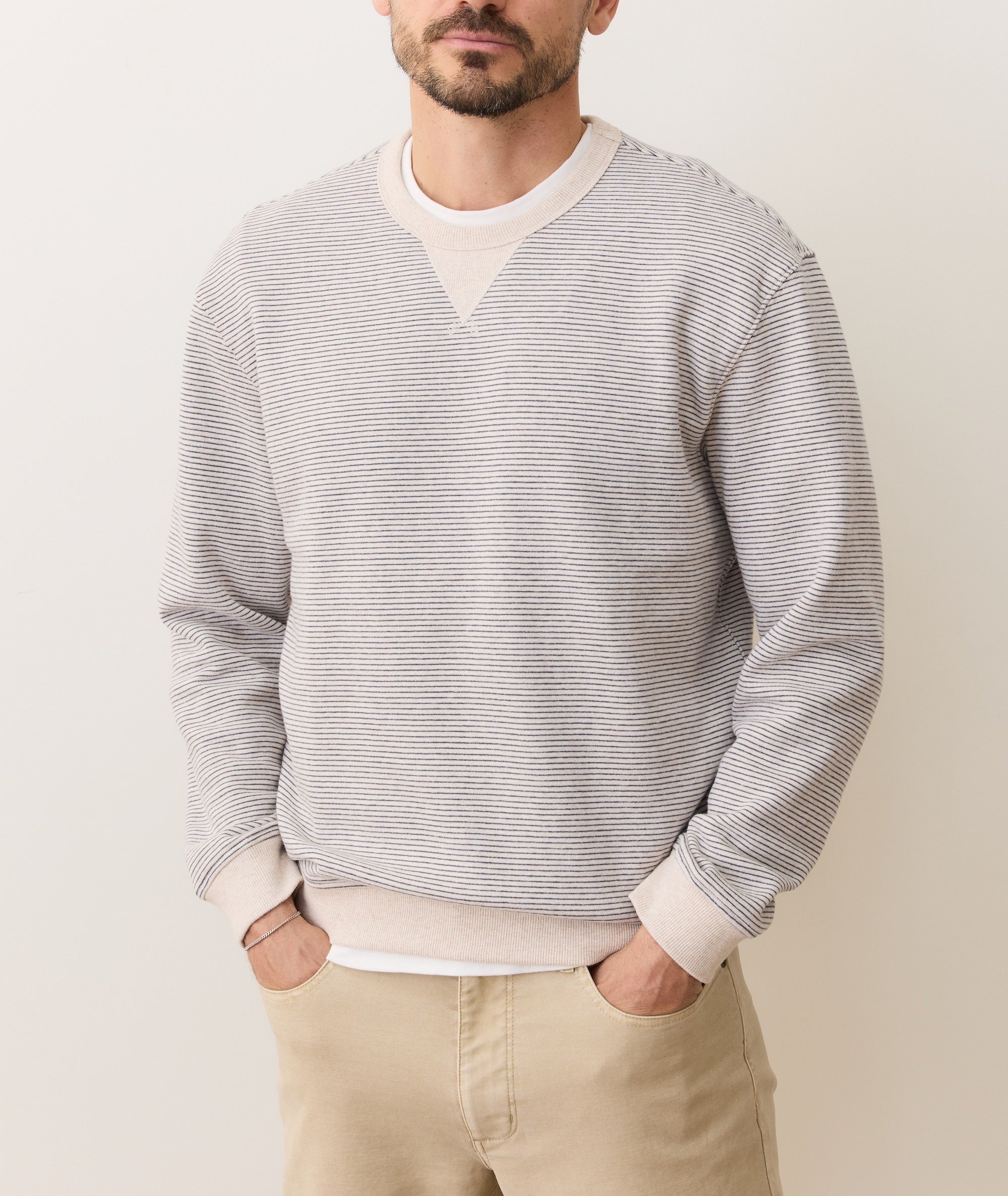 Marine Layer Relaxed Cloud 9 Fleece Crewneck