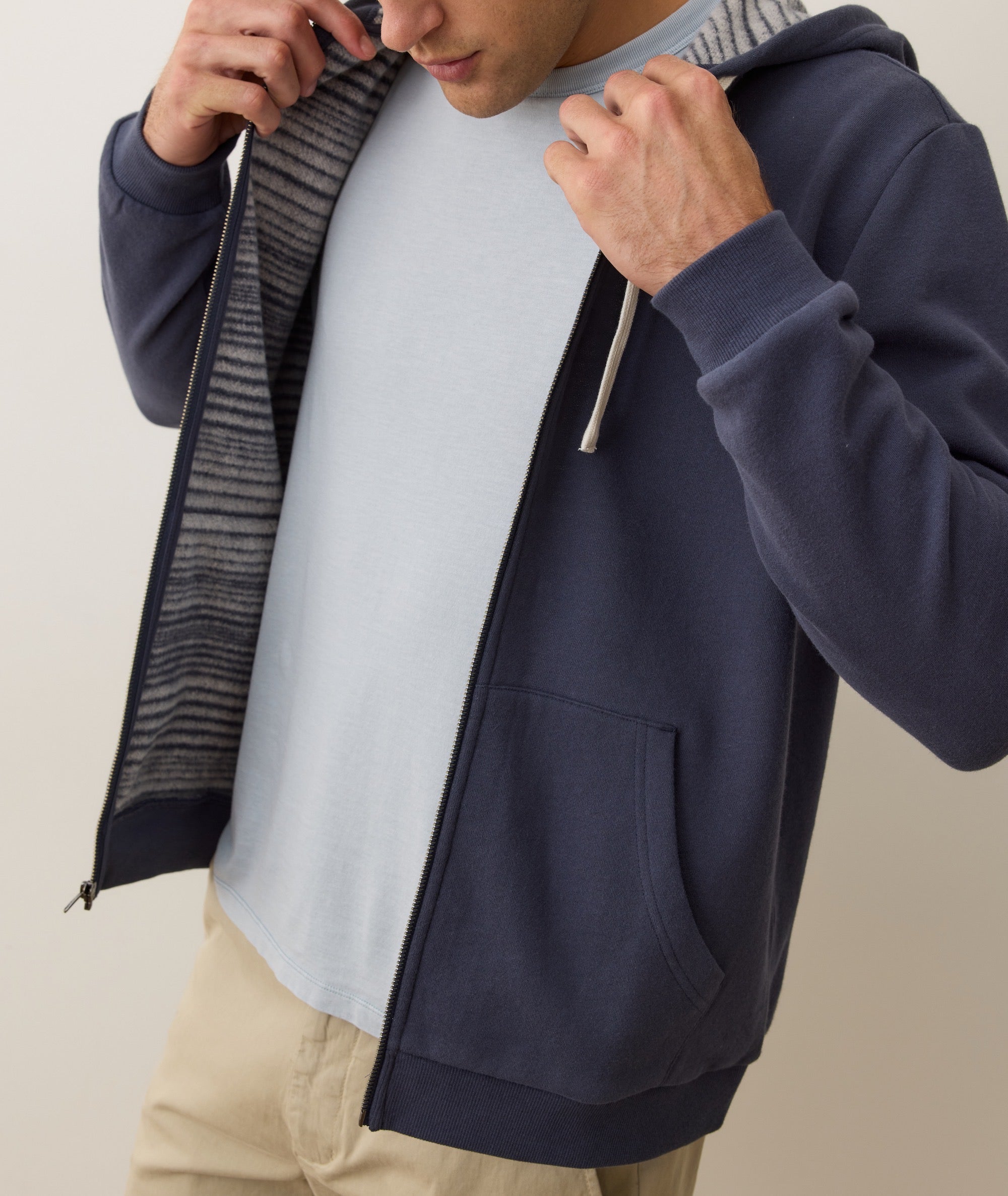 Marine Layer Cloud 9 Fleece Full Zip Hoodie