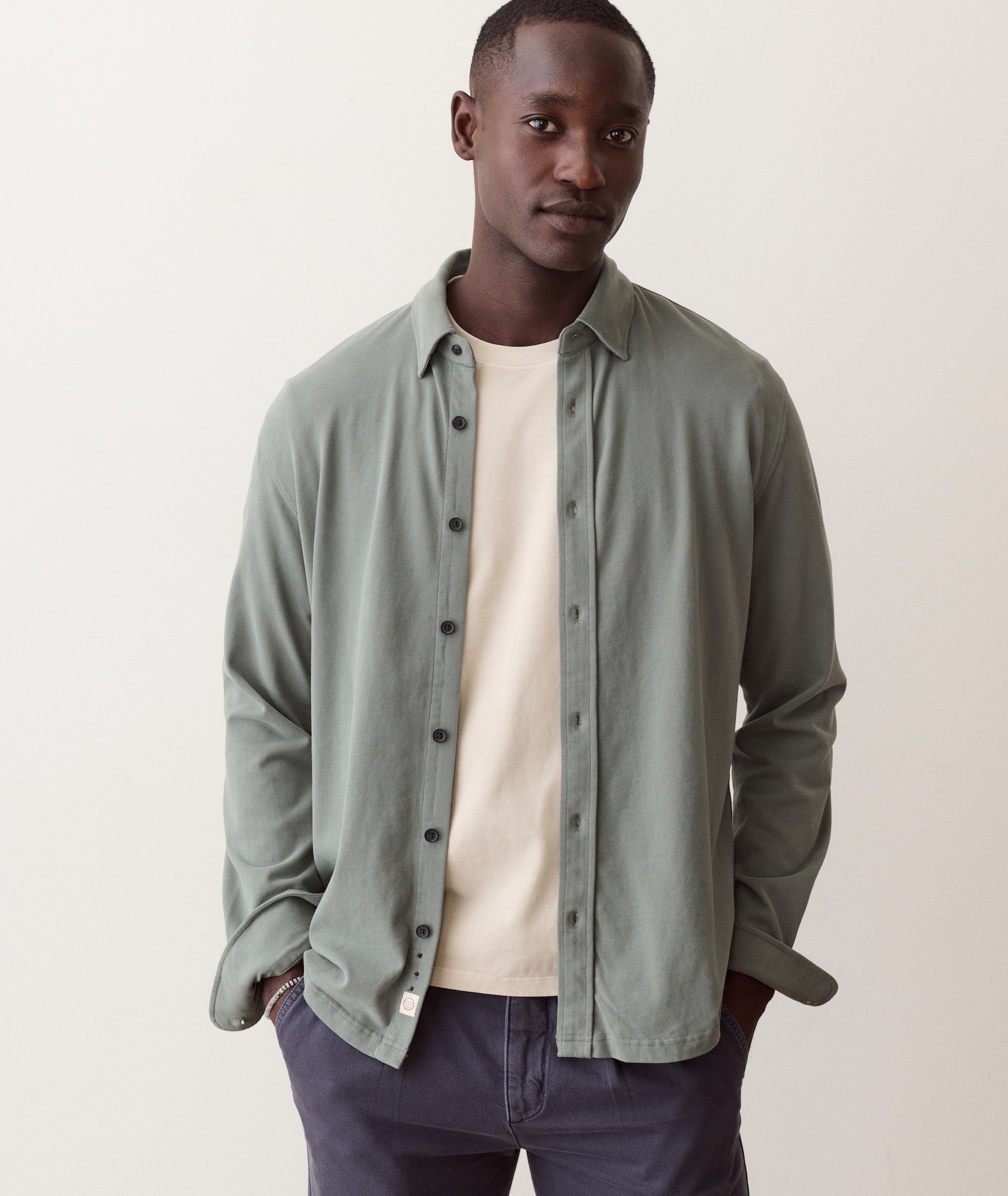 Marine Layer Luxe Jersey Shirt