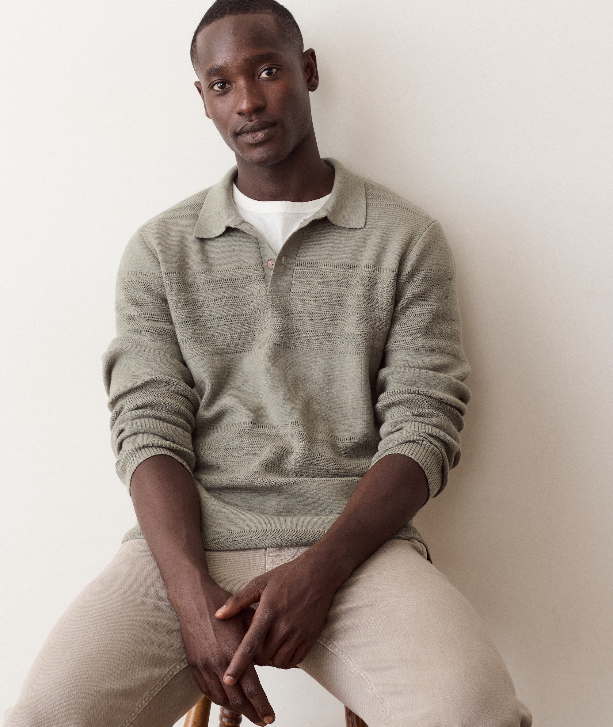 Marine Layer Rugby Sweater Polo
