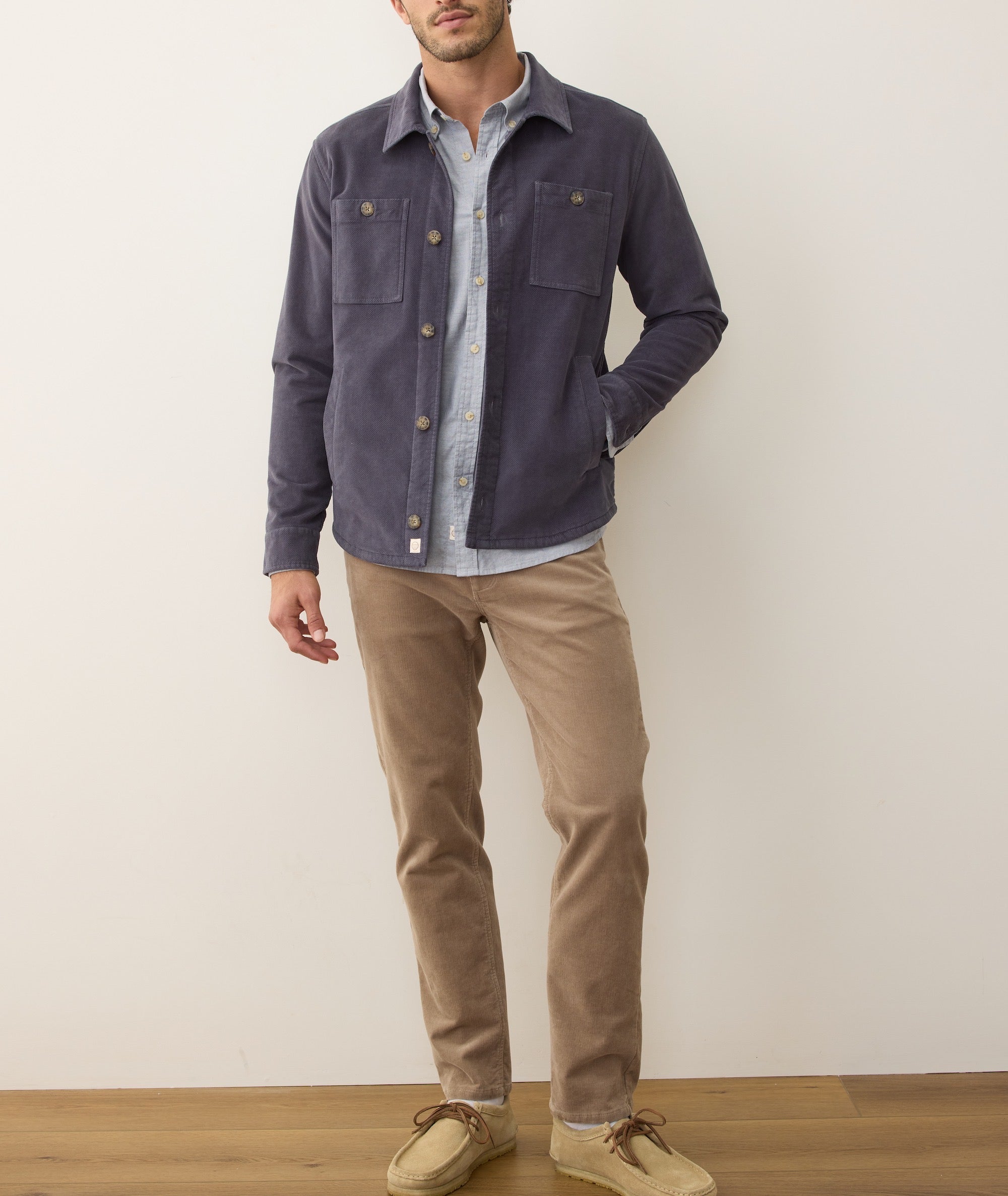 Marine Layer Max Moleskin Overshirt