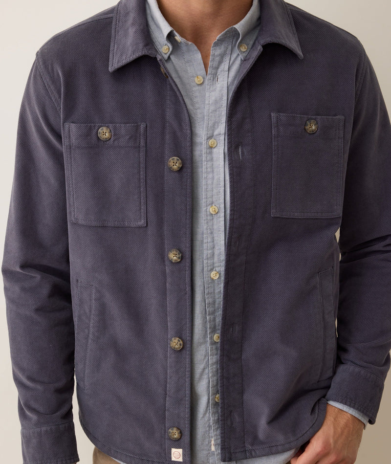 Marine Layer Max Moleskin Overshirt