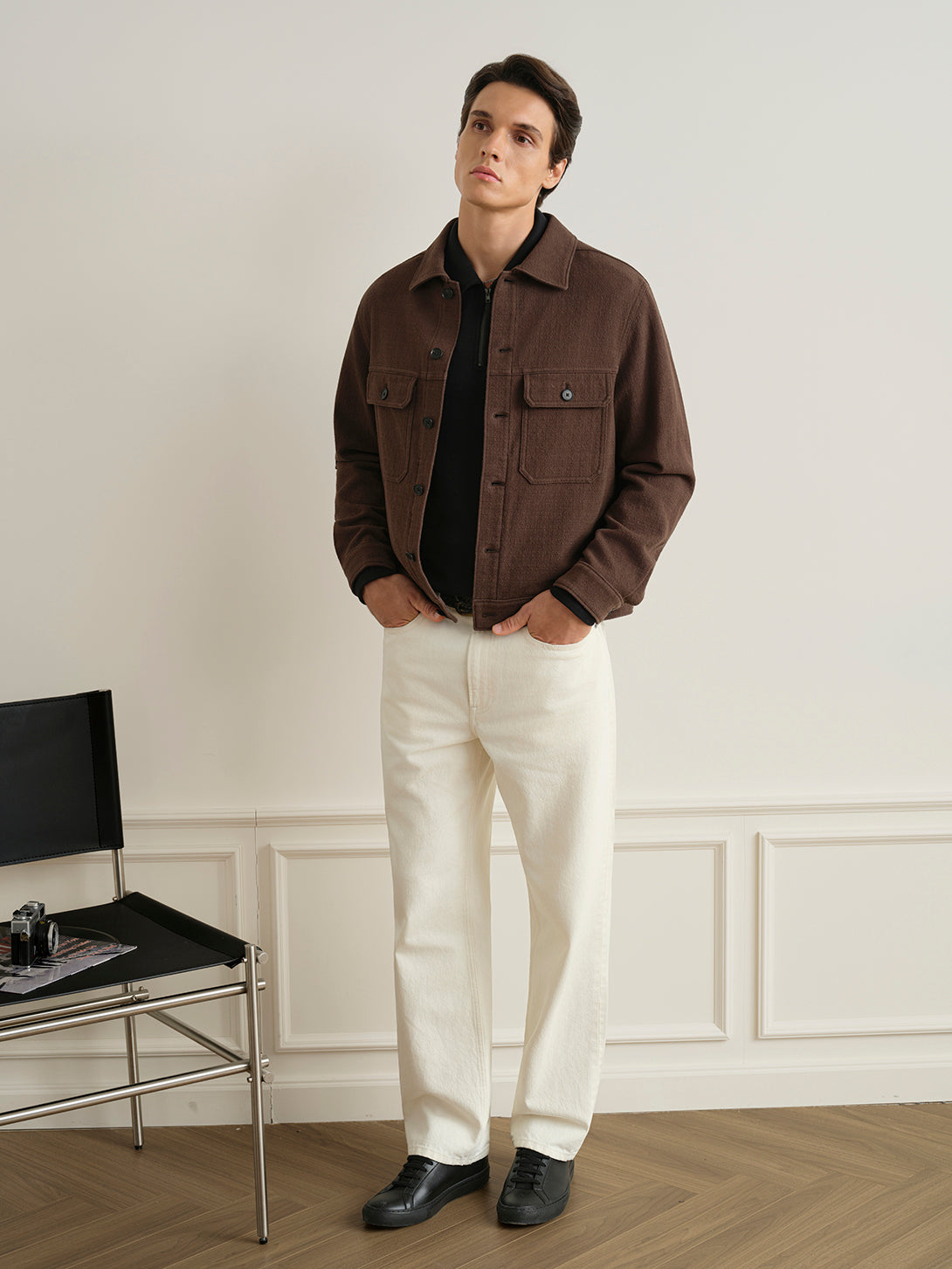 ONS Elliot Textured Trucker Jacket