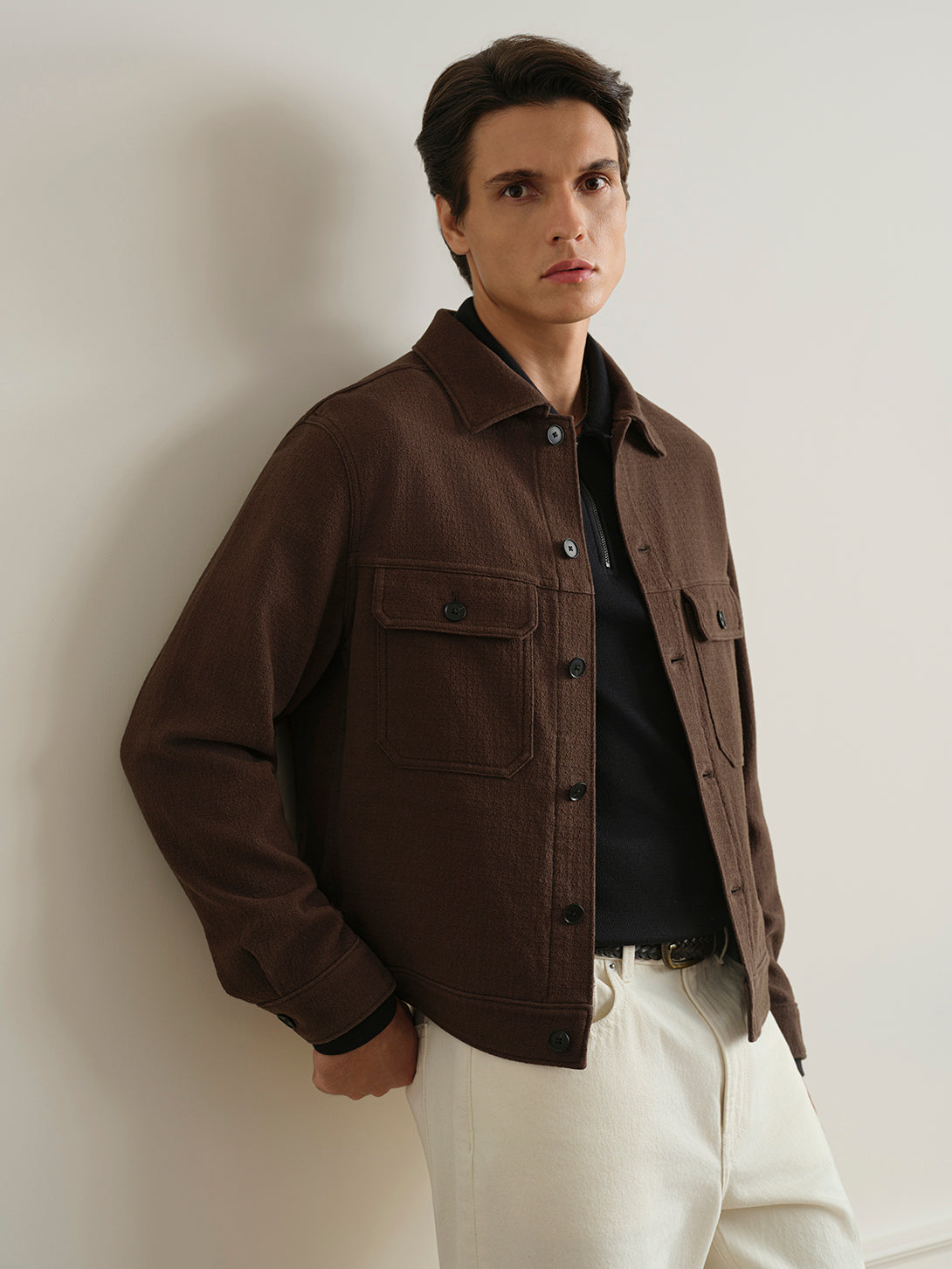ONS Elliot Textured Trucker Jacket