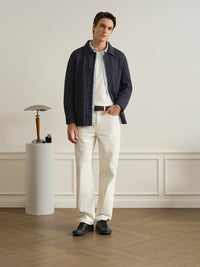 ONS Remi Rattan Textured Shirt Jacket