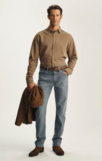 34 Heritage Courage Straight Fit Stone Wash Jeans