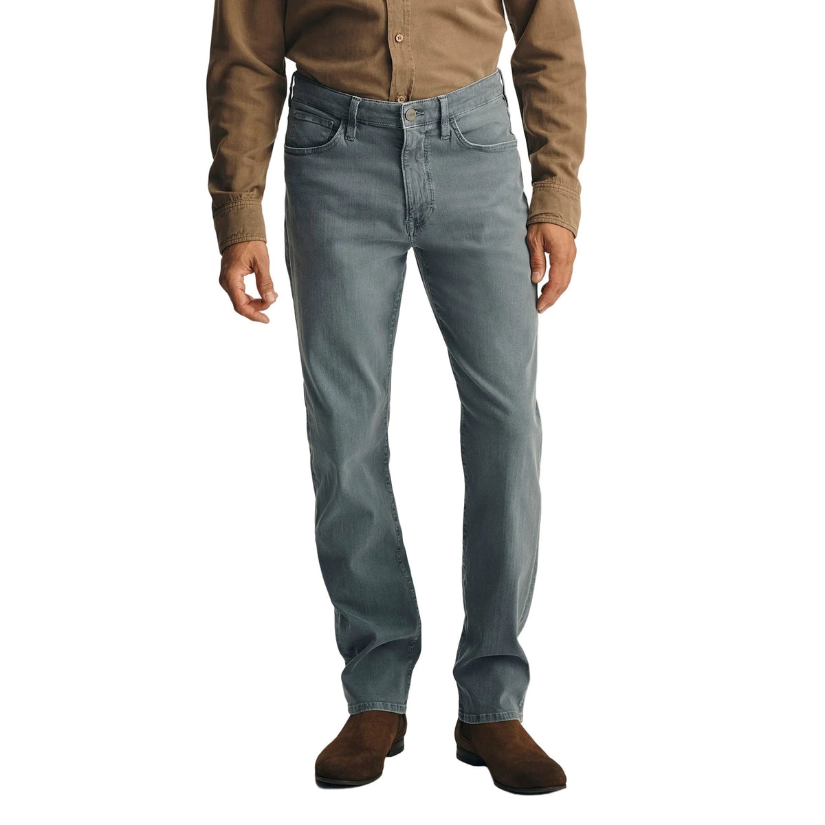 34 Heritage Courage Straight Fit Stone Wash Jeans