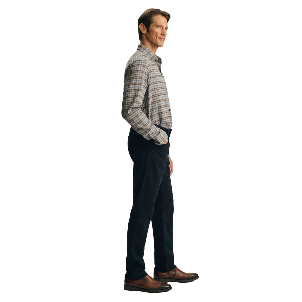 34 Heritage Courage Straight Fit Diagonal Luxe Corduroy Pants
