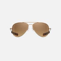 Randolph Engineering Concorde 22k Satin Chocolate Gold Sunglasses