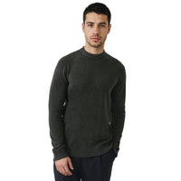 Patrick Assaraf Plaited Merino Wool Crew Sweater