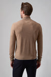 Raffi Quarter Zip Mock Neck Merino Wool Sweater