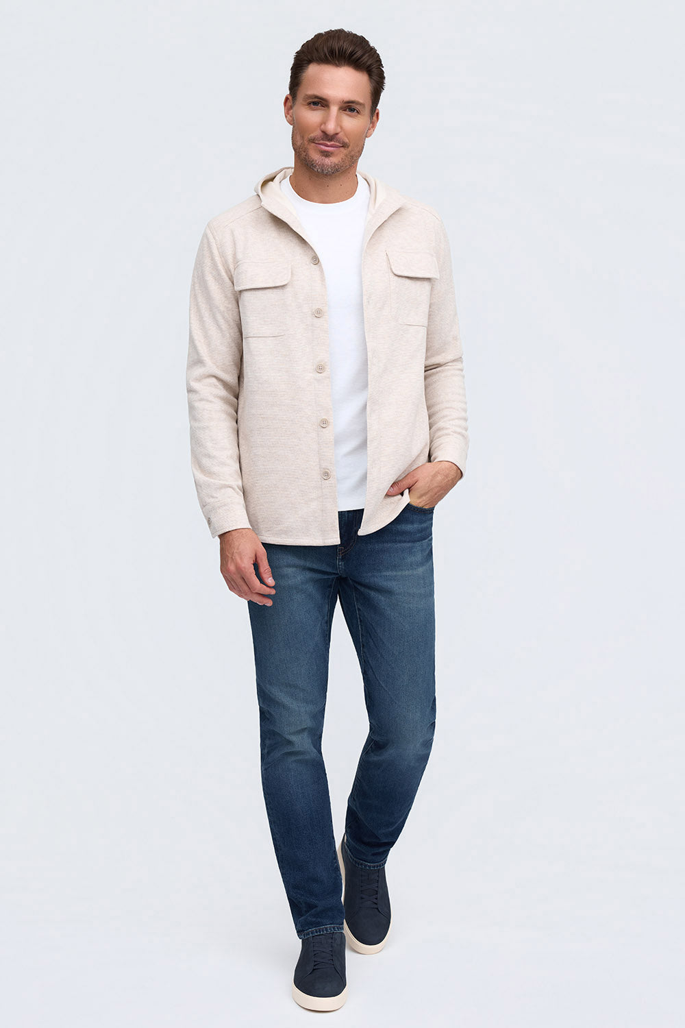 Raffi Rhodes Hooded Shirt Jacket