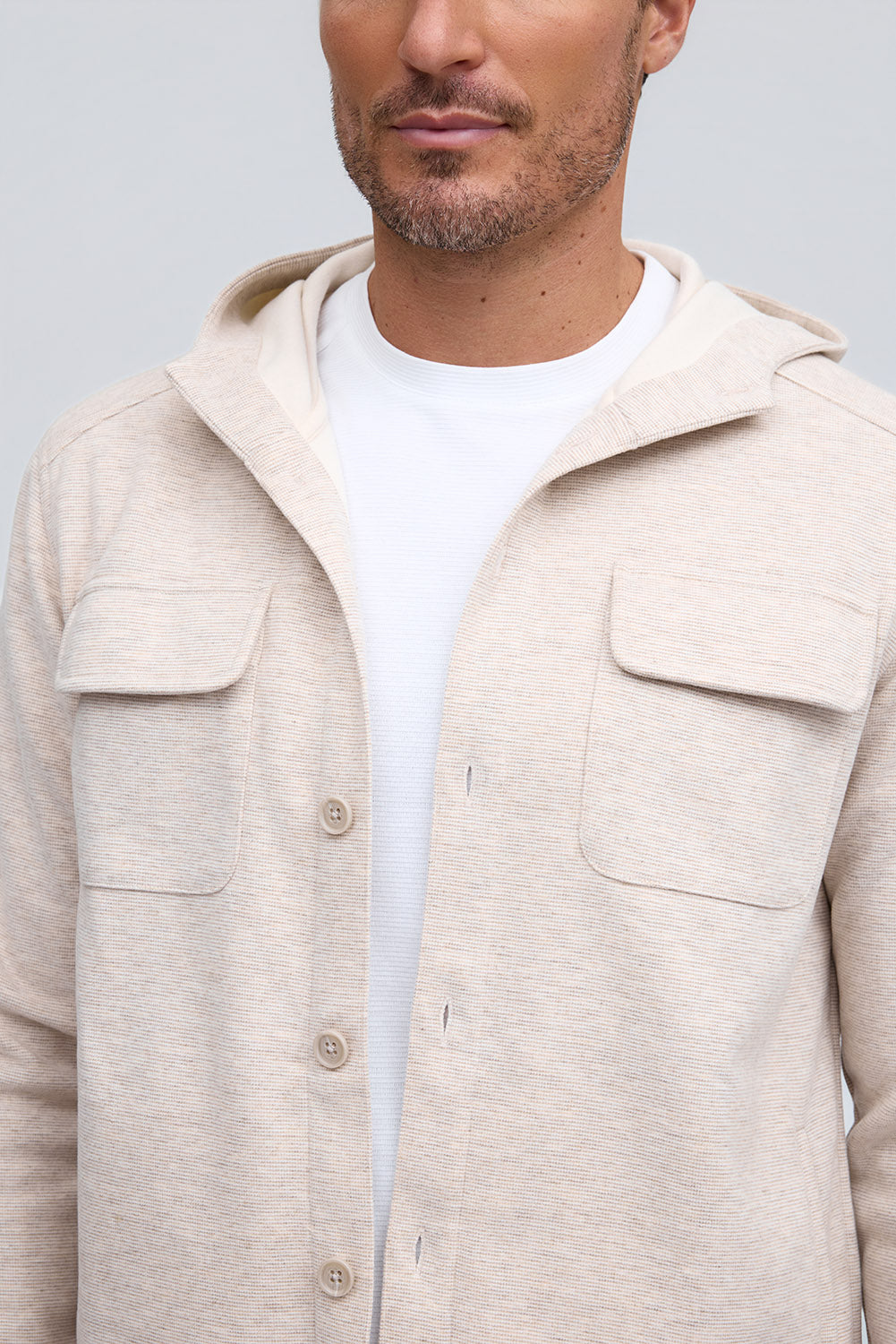 Raffi Rhodes Hooded Shirt Jacket