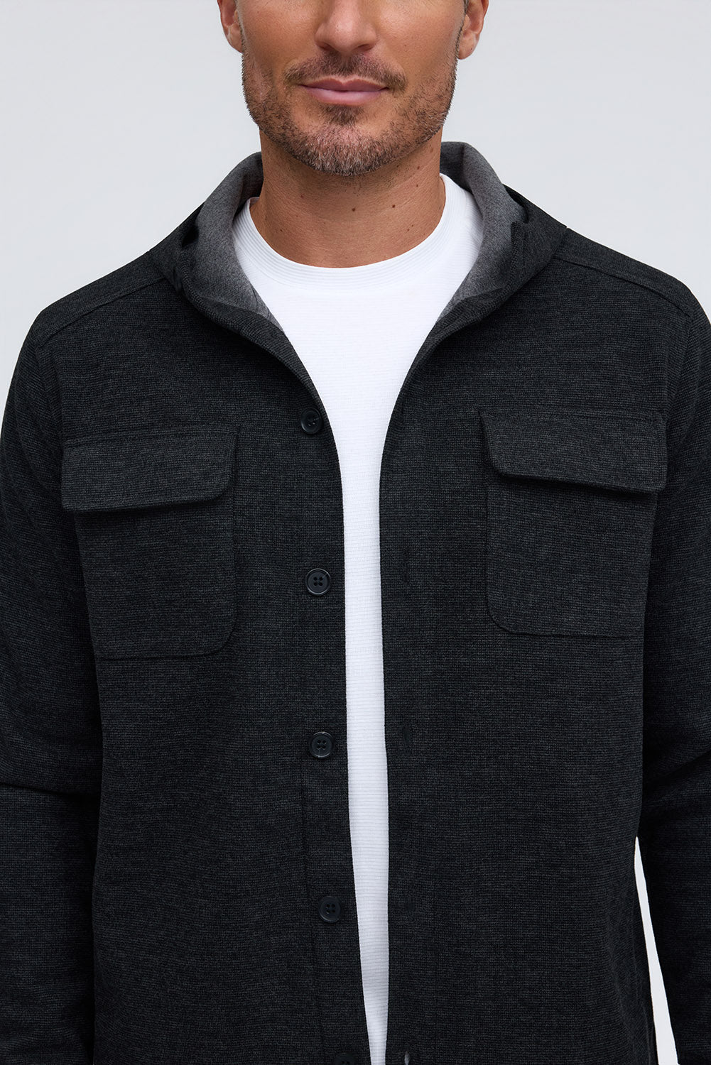 Raffi Rhodes Hooded Shirt Jacket