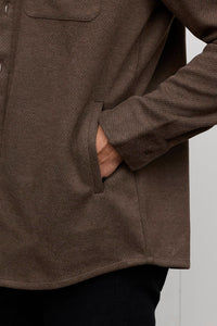 Raffi Barrett Hooded Button Down Shirt Jacket