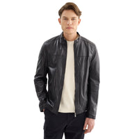 Regency Lucio Soft Lamb Leather Lightweight Bomber Jacket