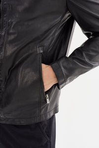 Regency Lucio Soft Lamb Leather Lightweight Bomber Jacket