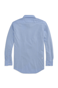 Mack Weldon Silver Pique Long Sleeve Shirt