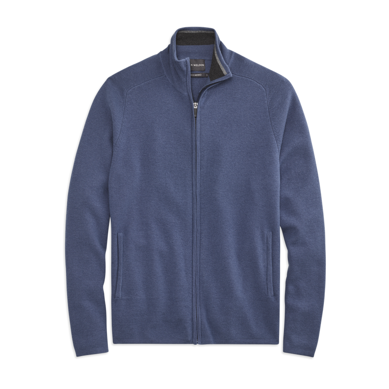 Mack Weldon Tech Merino Full Zip Sweater