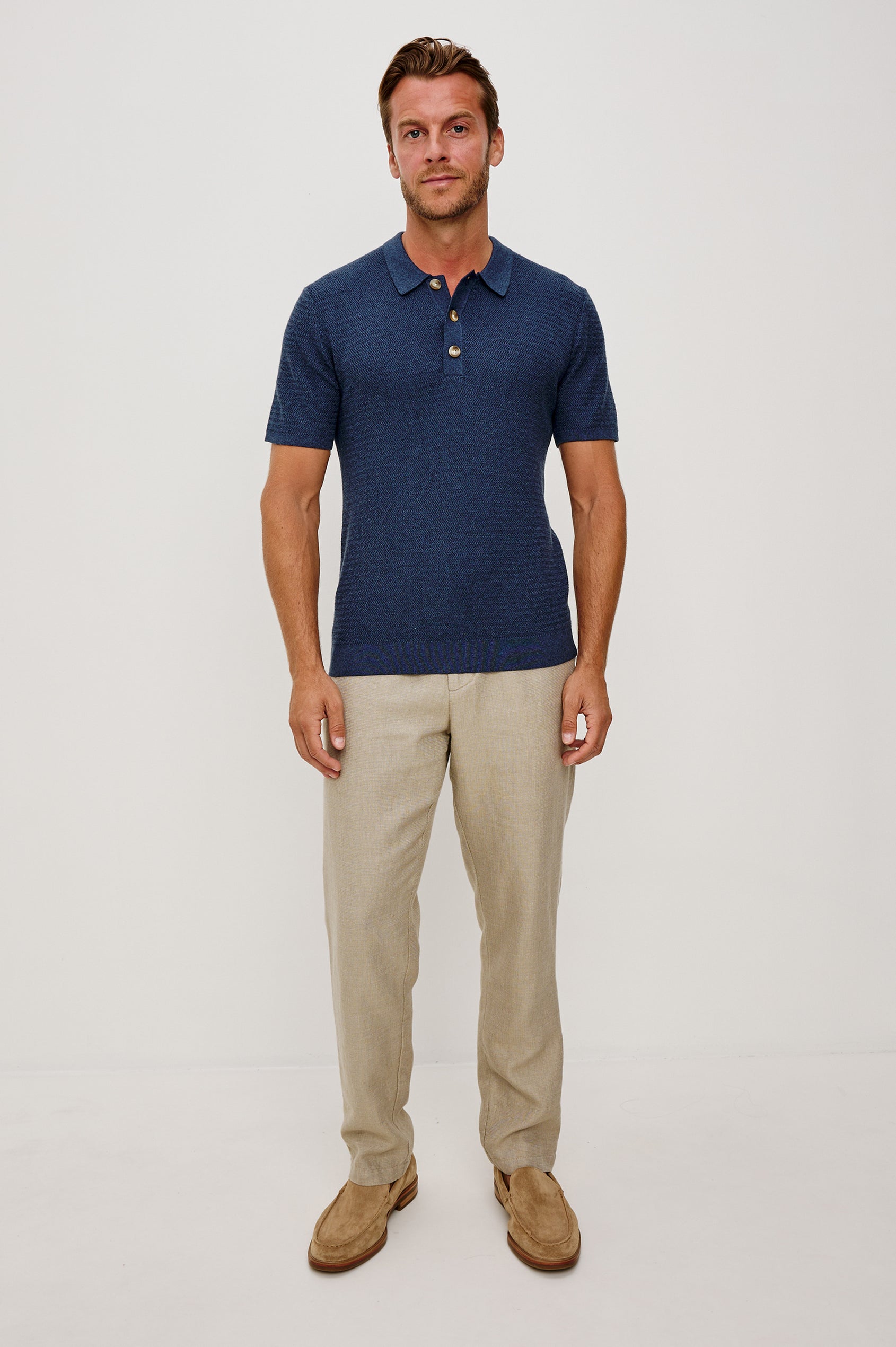 Rails Nathan Luxe Knit Polo
